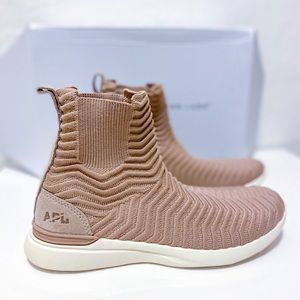 spiced chai Lululemon APL Techloom sock sneaker